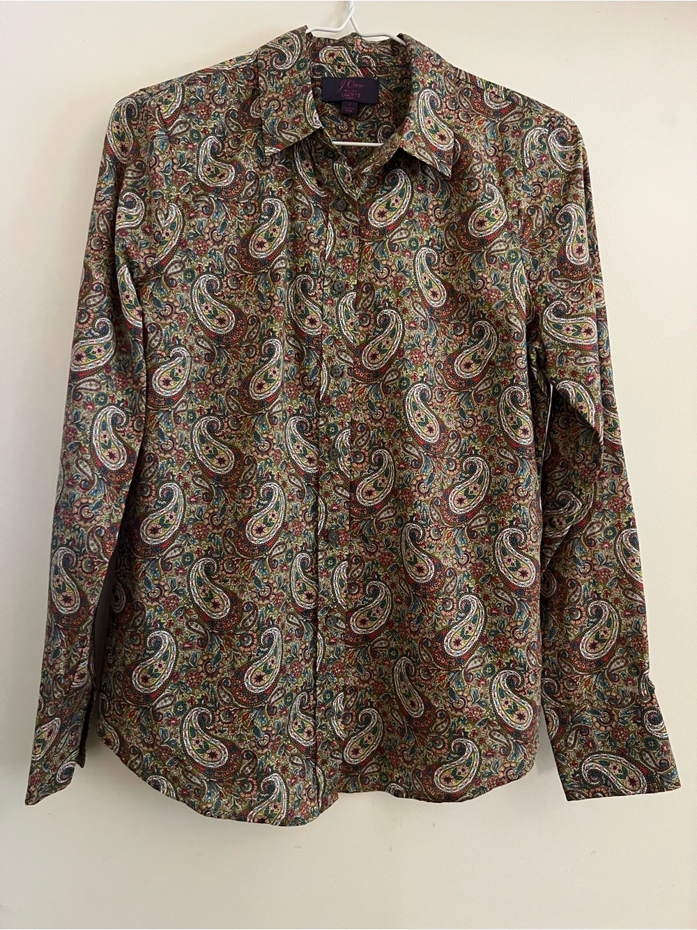 J. Crew Liberty London Paisley Shirt size 4 Women’s